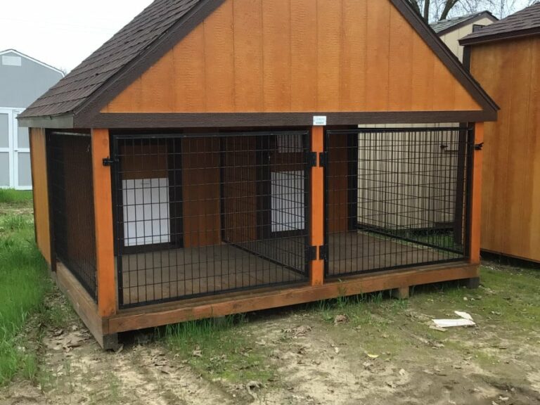 Wood 10x10 Dog Mansion shed