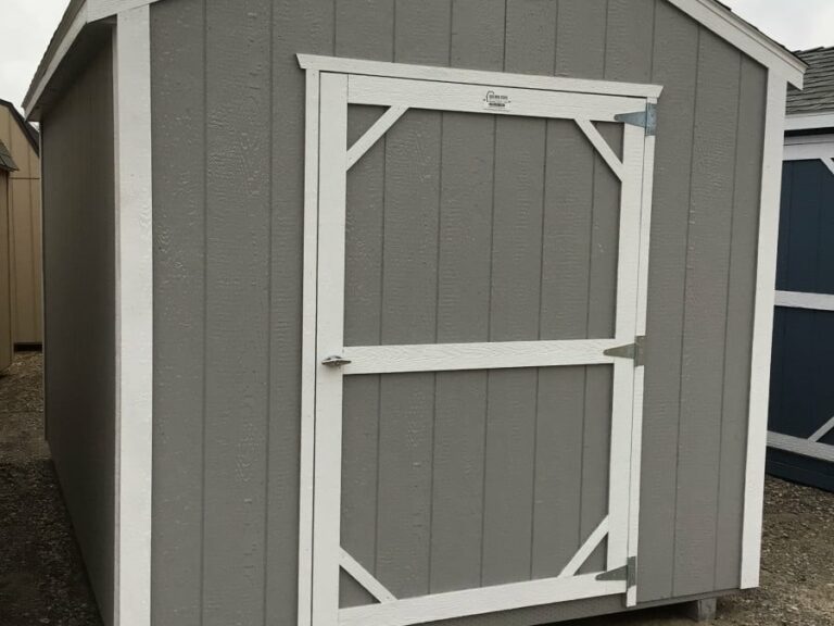 Gray 8x12 Ranch Tall shed