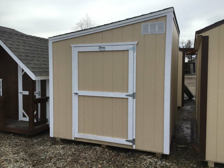 Tan 8x8 Lean-To Value shed