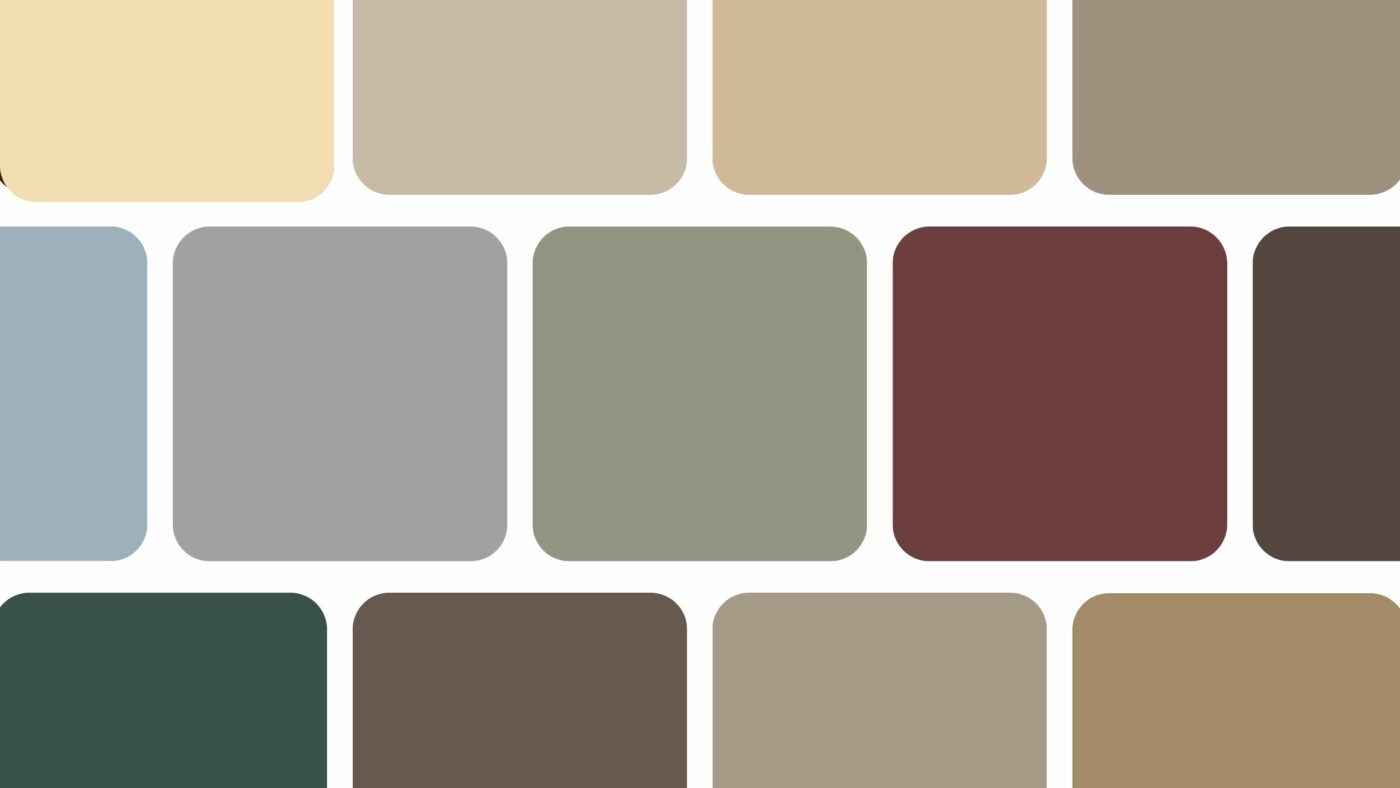 Shed color swatches