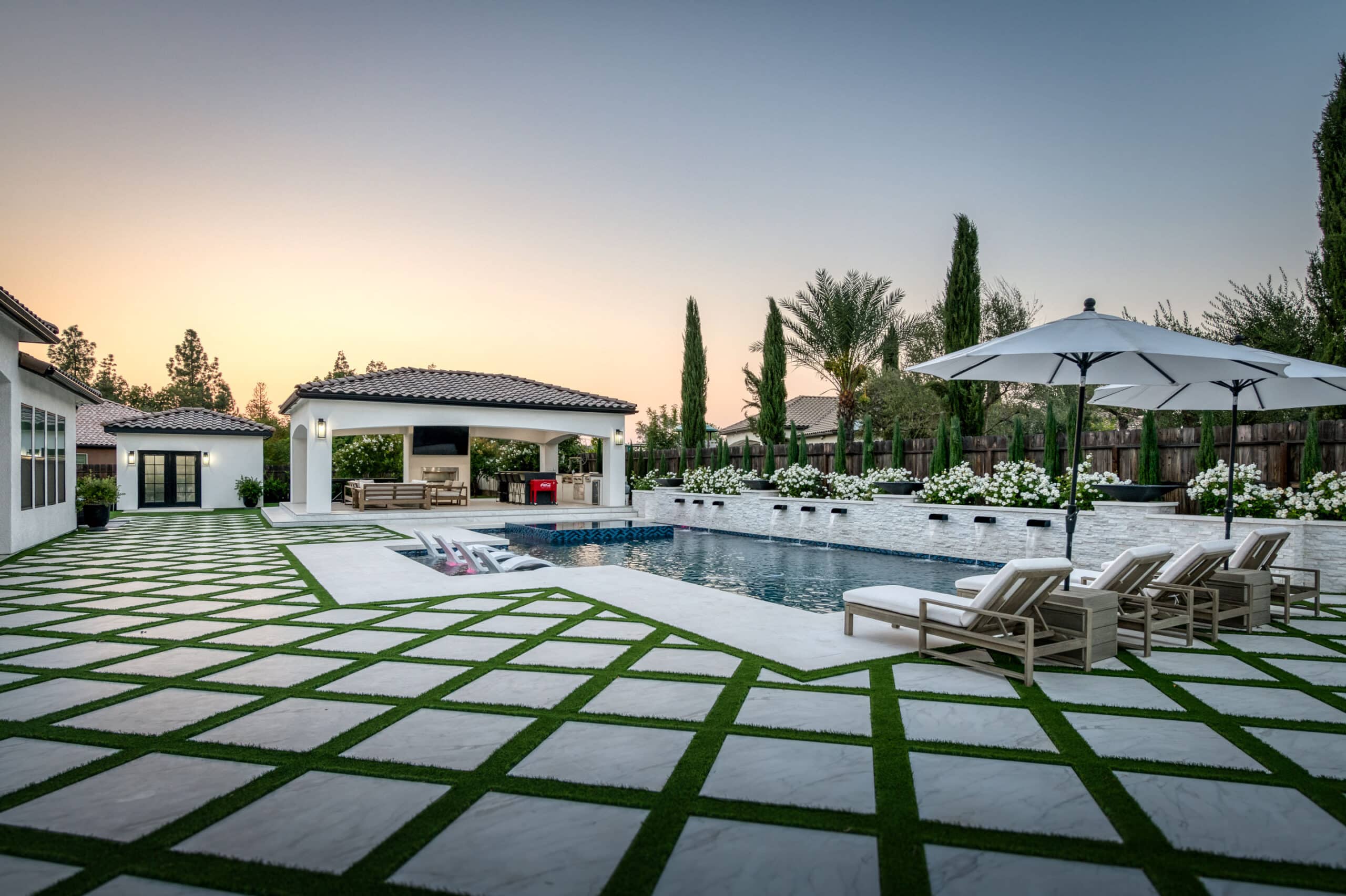 pool side pavilion